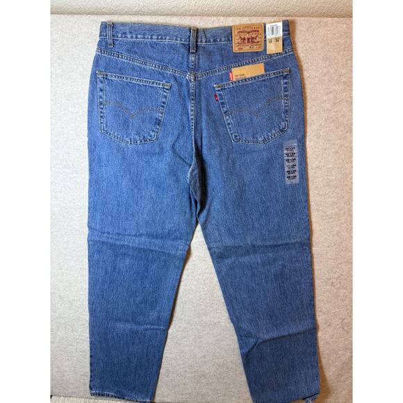 Levi's 550 Red Tab Jeans 40 x 34 Relaxed Fit NEW Tags Medium Wash Vtg Canada - Picture 4 of 6